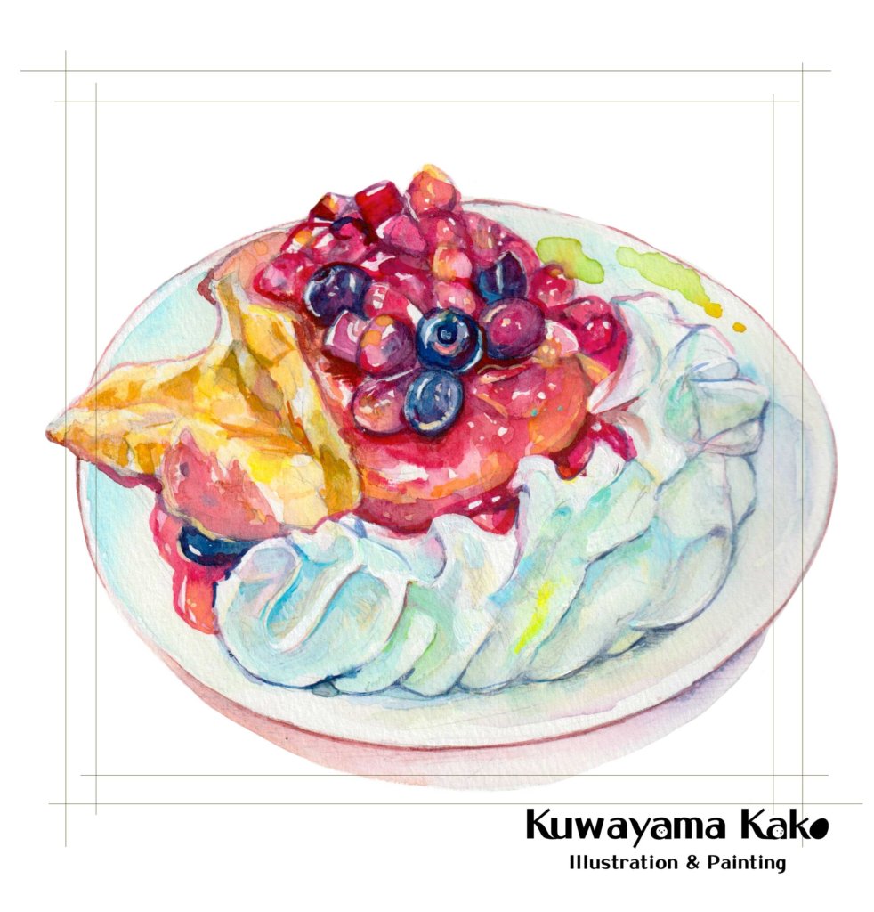 フードイラスト Kuwayamakako Illustration Painting