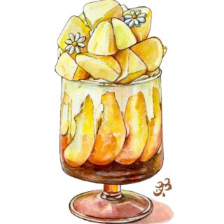 レモンケーキのポップ | KuwayamaKako Illustration&Painting